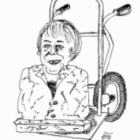 Merkels Marmorbüste