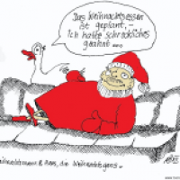 Der Weihnachtsmann & Hans (Weihnachtsgans)