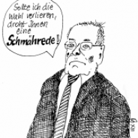 Drohung mit Schährede