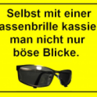 Kassieren mit Kassenbrille!
