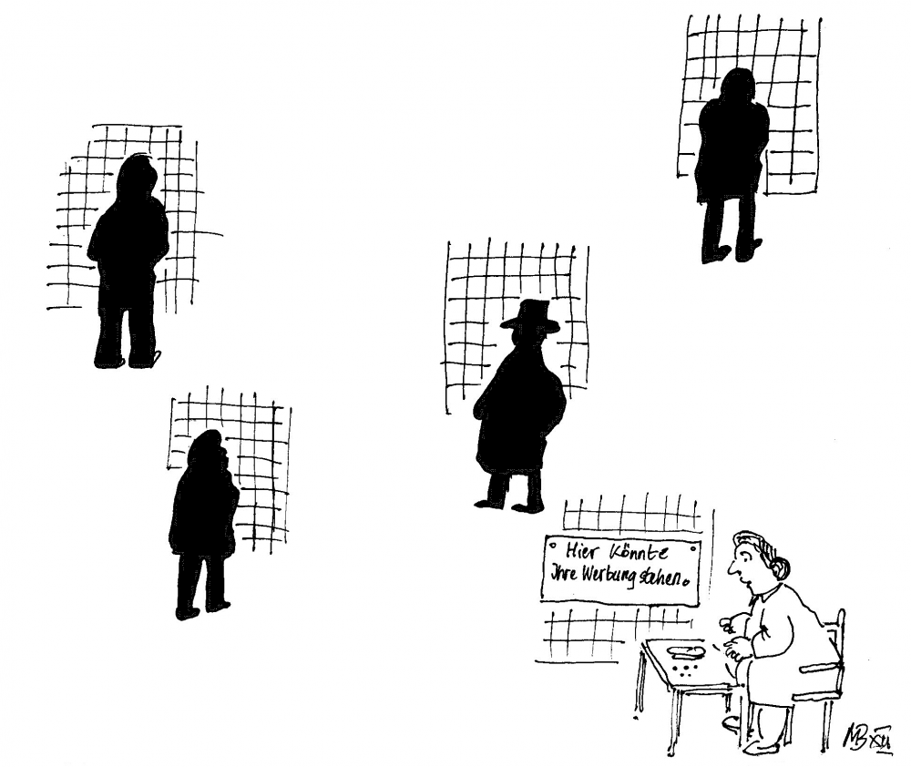 Cartoon: Hier könnte Ihre Werbung stehen 1