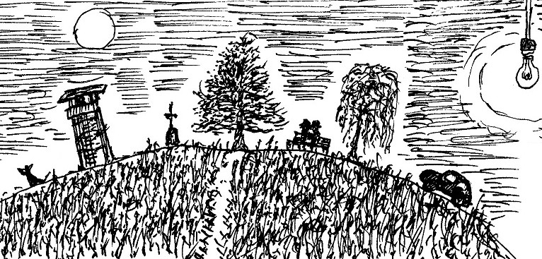 Cartoon: Vollmond,- Licht ausmachen! 1