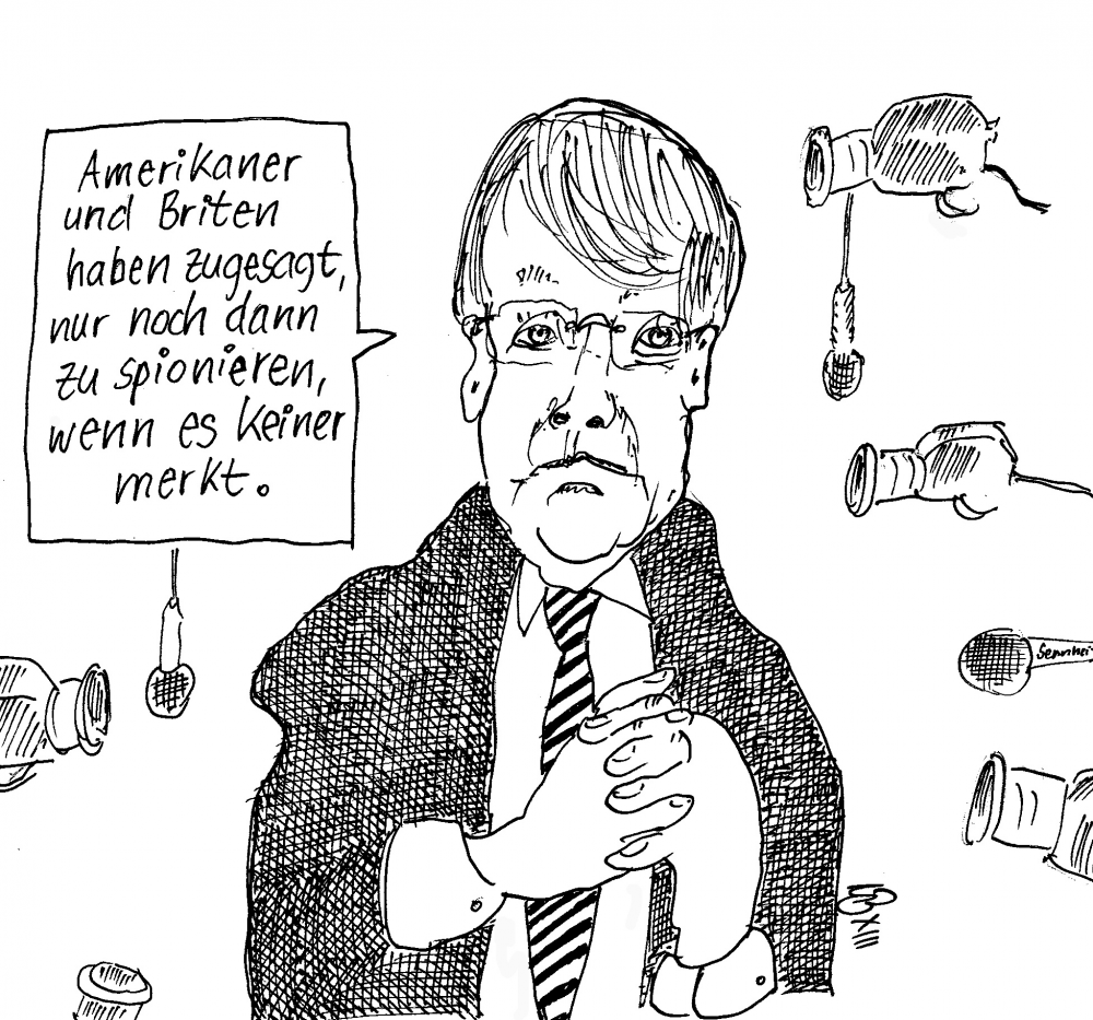 Cartoon: No Spy Abkommen 1