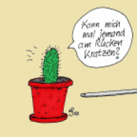 Rücken Kratz