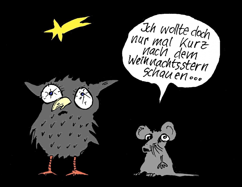 Cartoon: Gefährliche Astronomie 1