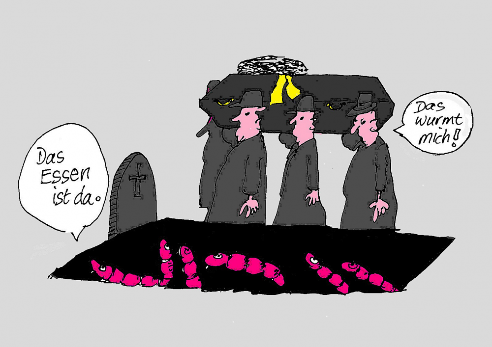 Cartoon: Das Essen ist da! 1