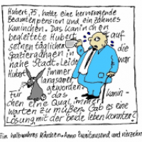Hubert, 75, Beamtenpension