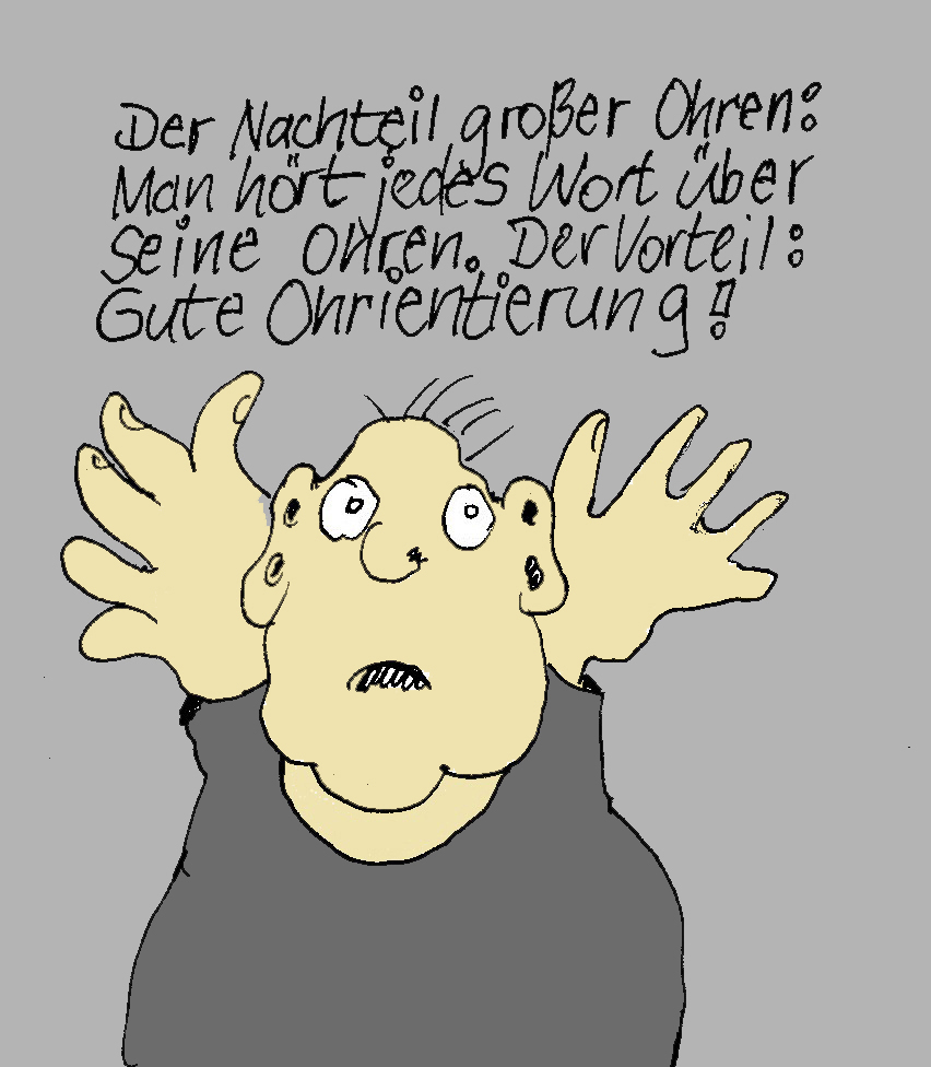 Cartoon: Große Ohren 1