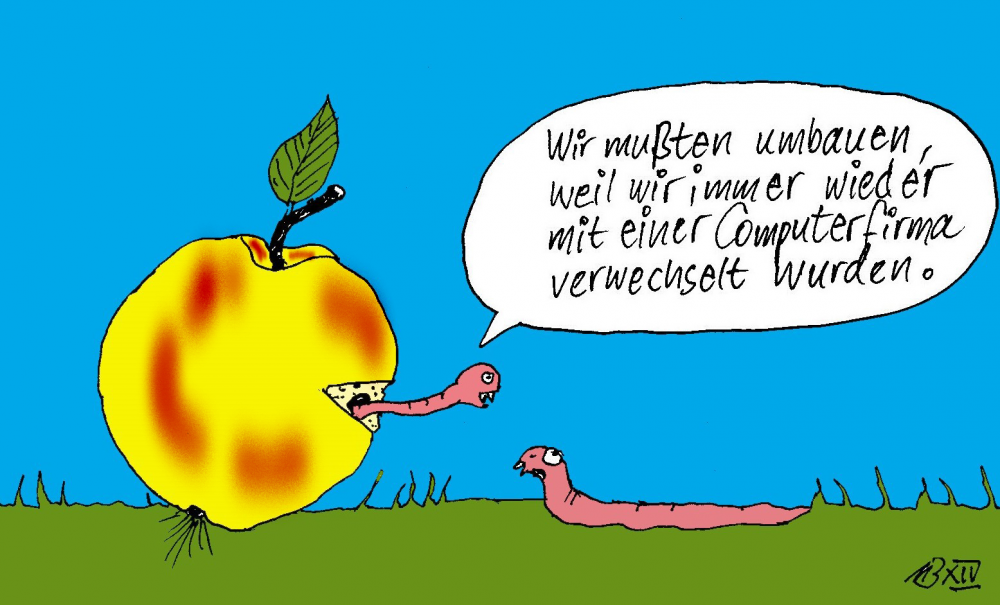 Cartoon: Der Umbau 1