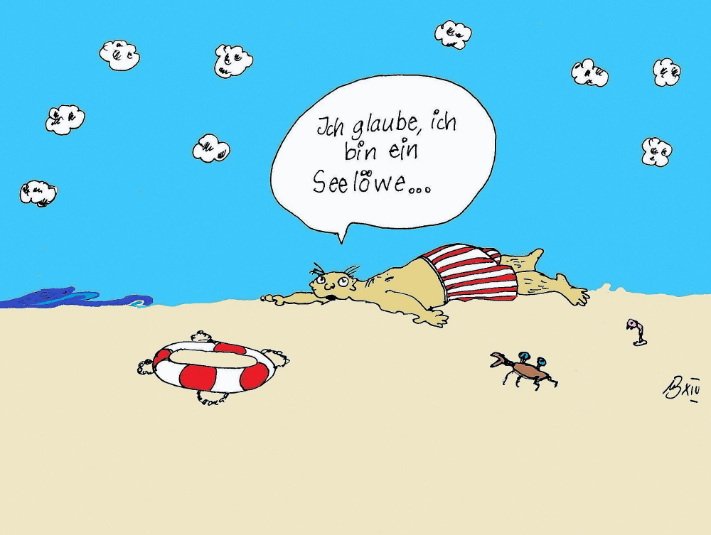 Cartoon: Seelöwe 1