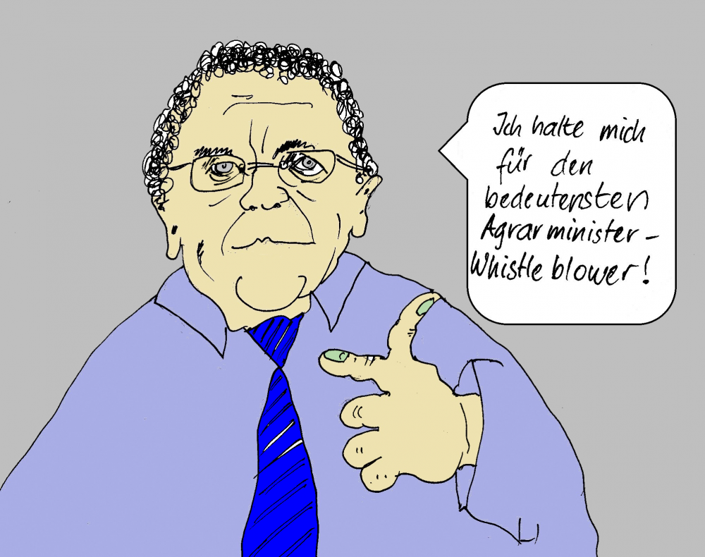 Cartoon: Agrar-Whistleblower 1