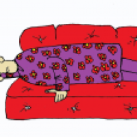 Roberts neues Sofa
