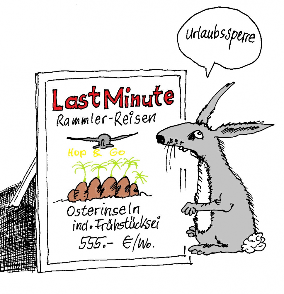 Cartoon: Urlaubssperre 1