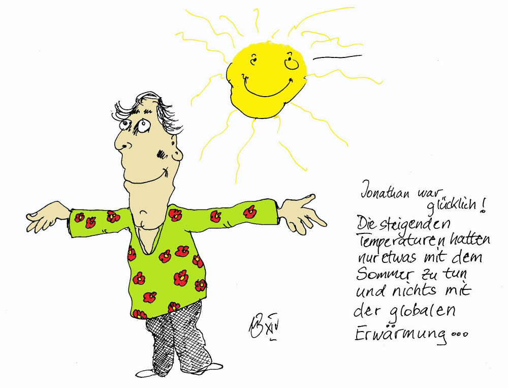 Cartoon: Jonathan und die Sonne 1