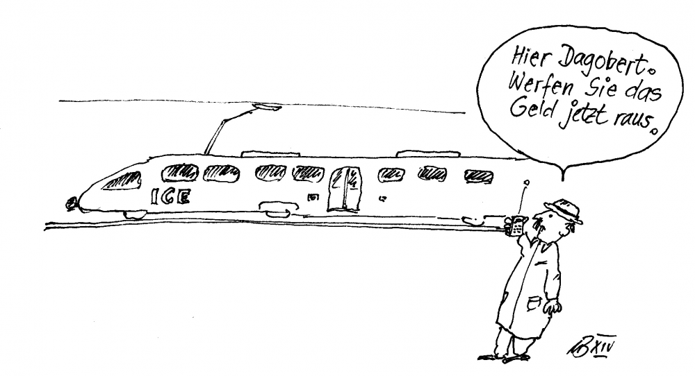 Cartoon: Erpresser Dagobert 1