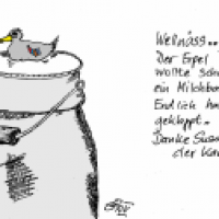 Milchbad für die Schönheit