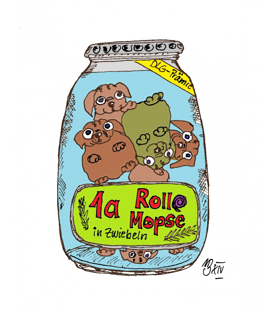 Cartoon: Rollige Rollmöpse 1