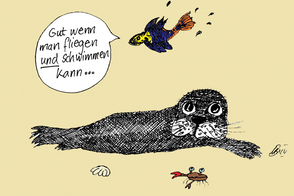 Cartoon: Fertigkeiten 1