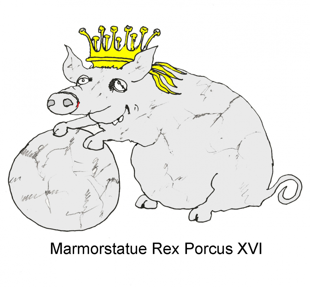 Cartoon: Marmorstatue 1