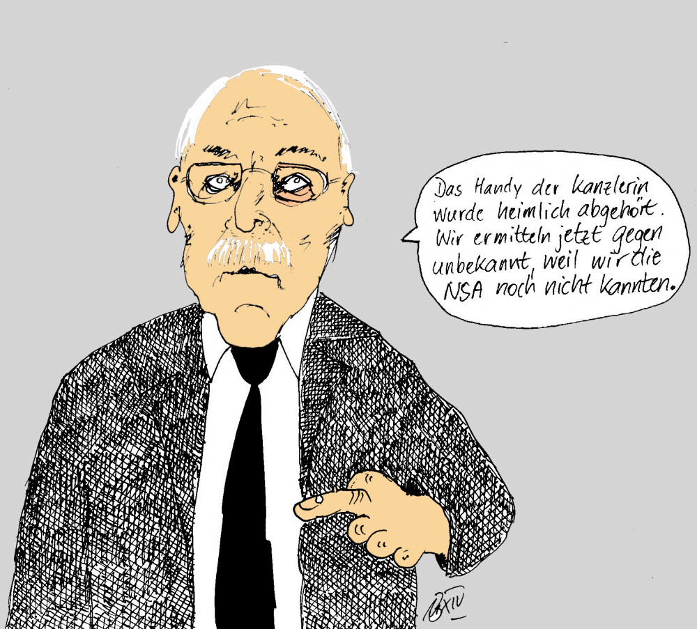 Cartoon: Ermittlungen gegen Unbekannt 1