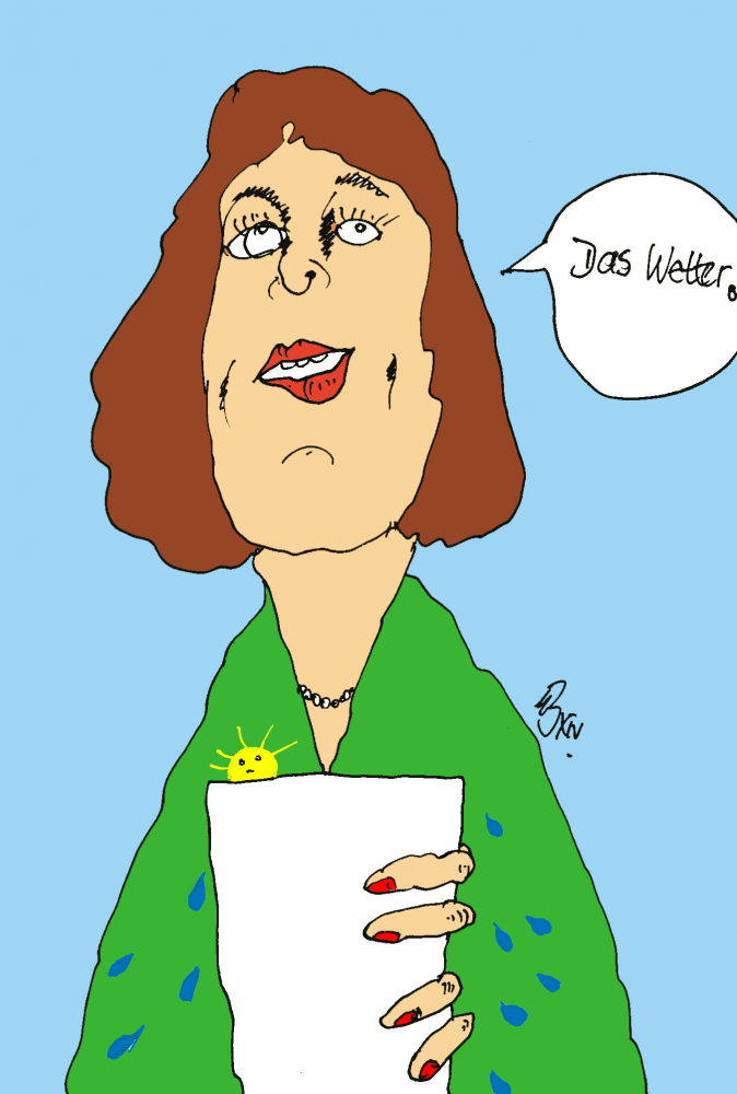Cartoon: Das Wetter. 1