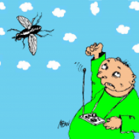 Vollelektronische Fliege