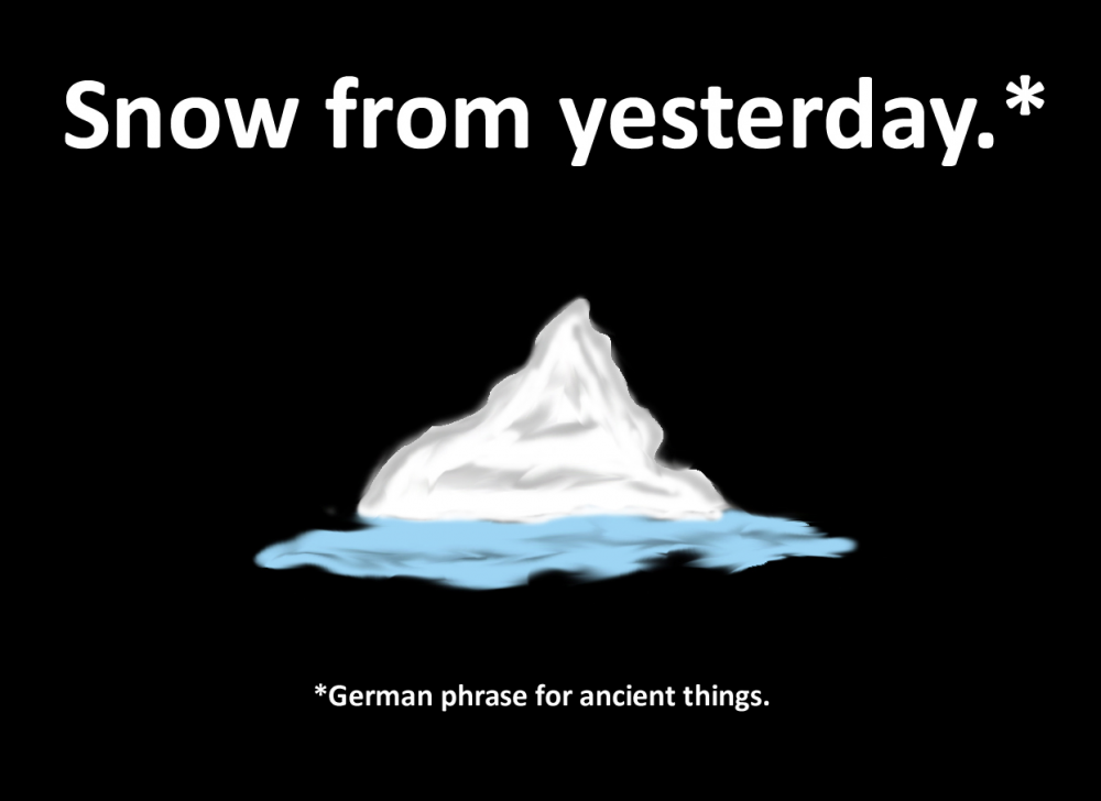 Illustration: Snow from yesterday! 1