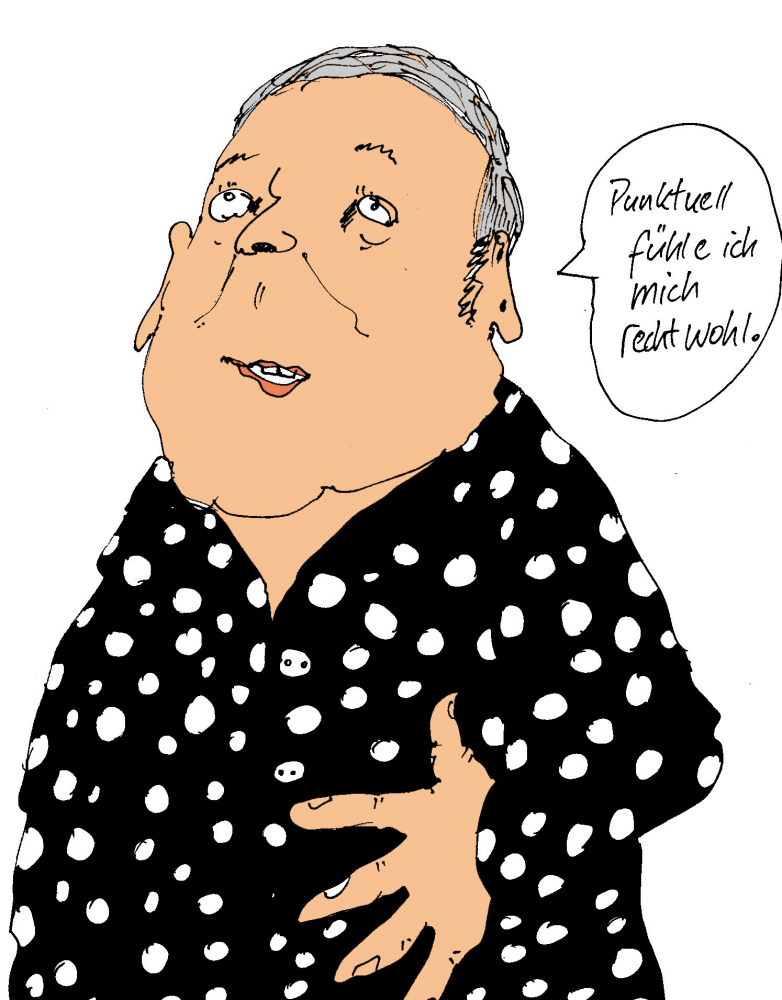 Cartoon: Punktuelles Wohlfühlen 1