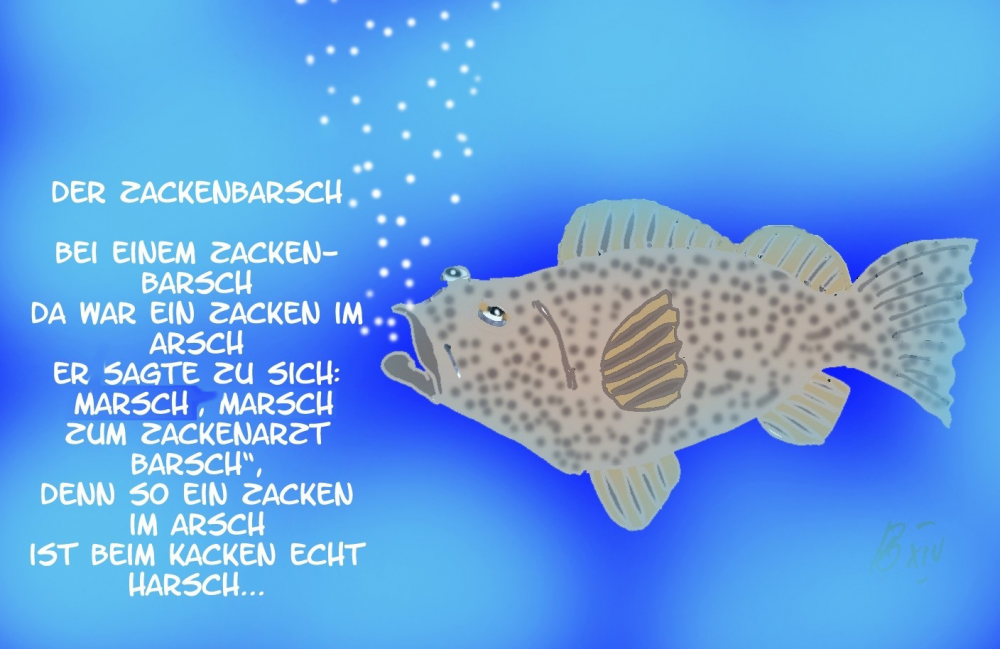 Cartoon: Der Zackenbarsch 2