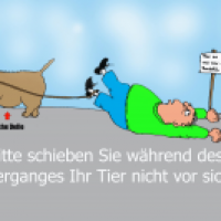 Schieben des Tieres unerwünscht!