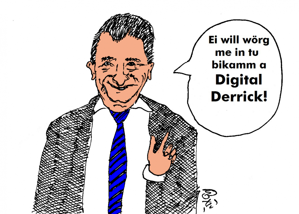 Cartoon: Digital Derrick 1