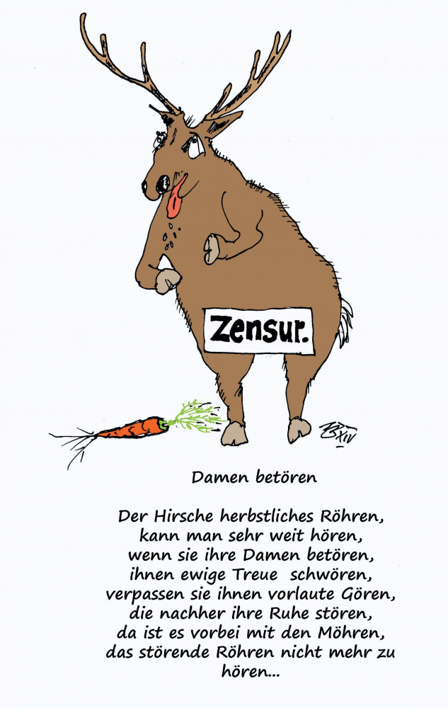Cartoon: Damen betören 1