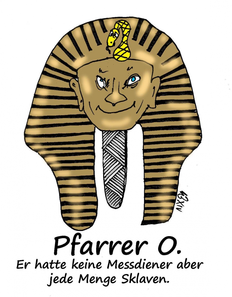 Cartoon: Pfarrer O. 1