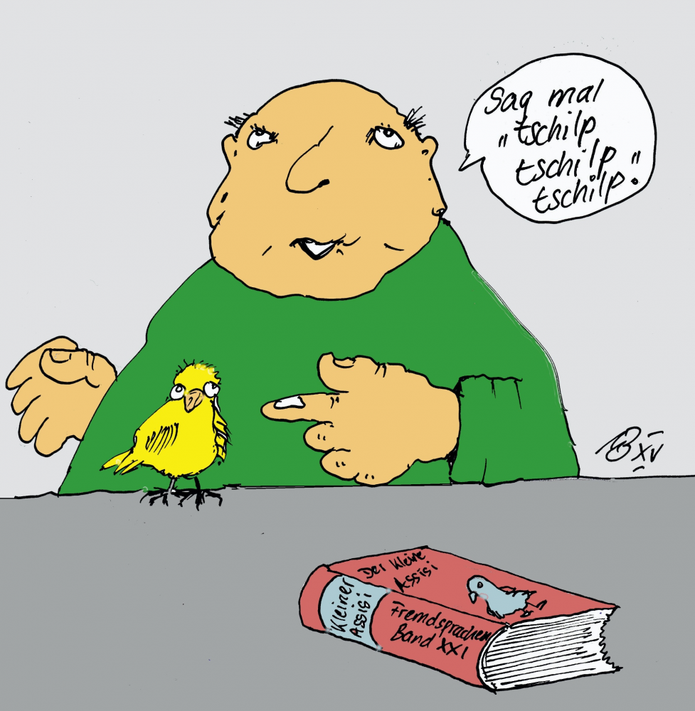 Cartoon: Der kleine Assisi 1