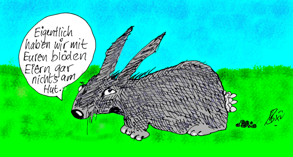 Cartoon: Verdammte Eier 1