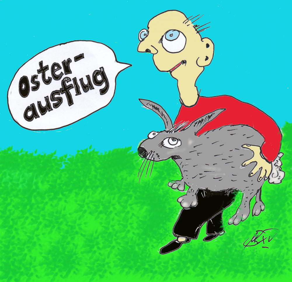 Cartoon: Osterausflug 2015 1
