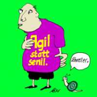 Agil statt senil.