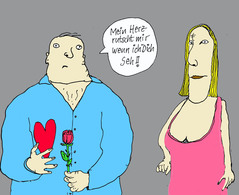 Cartoon: Verliebt, verstritten, vergessen 1