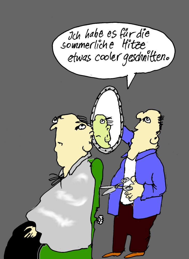 Cartoon: Sommerlich cool 1