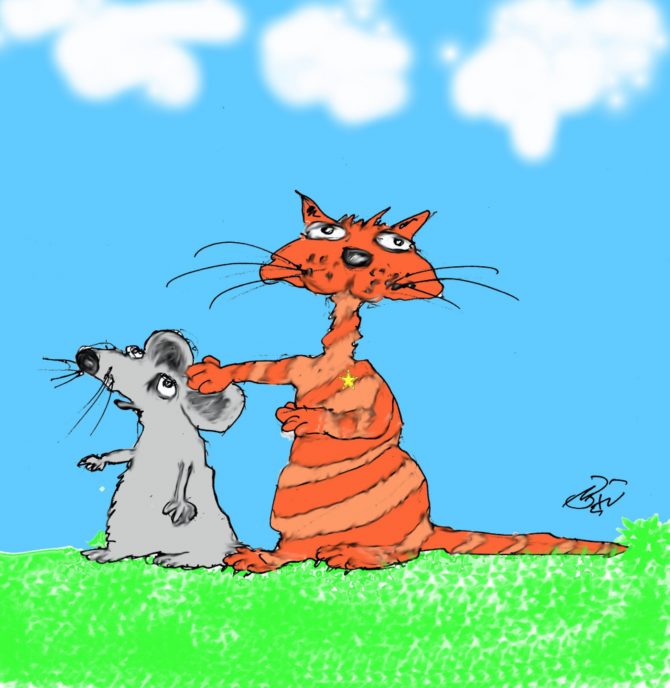 Cartoon: Klaus die Maus & Atze die Katze 1