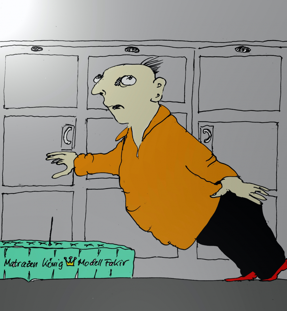 Cartoon: Such den Nagel 1