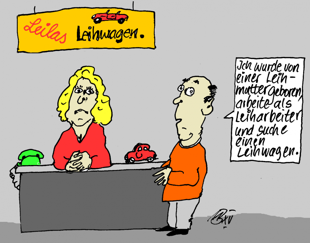 Cartoon: Leih le Leih, Leih le Leila 1