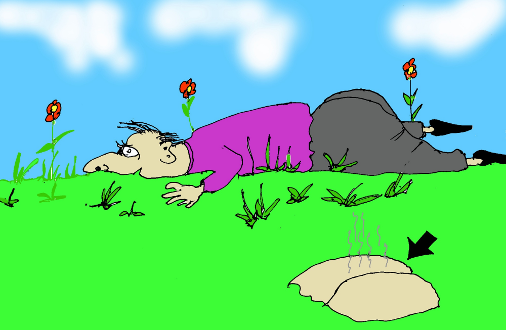 Cartoon: Arsch der Welt 1