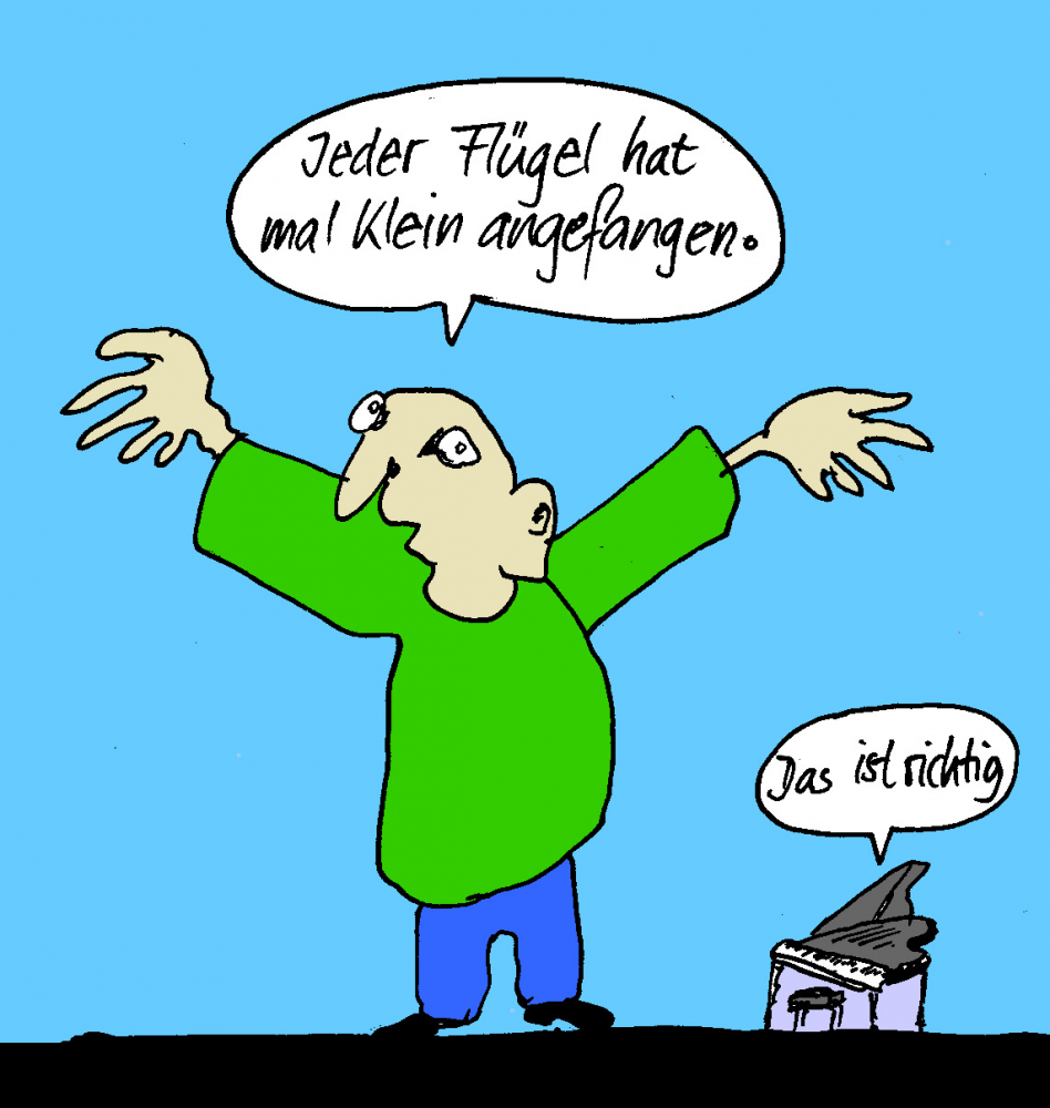 Cartoon: Flügel für den Flegel 1