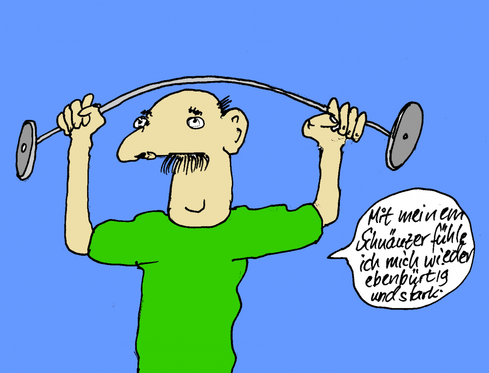 Cartoon: Neuer Schnäuzer 1