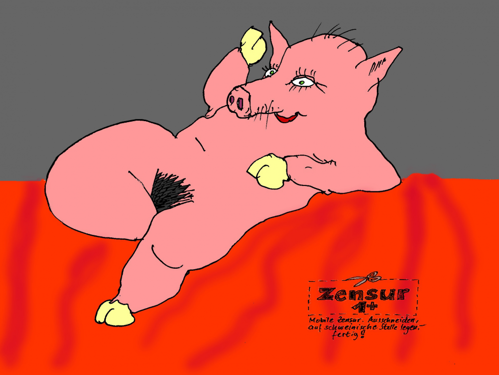 Cartoon: Geile Sau 1