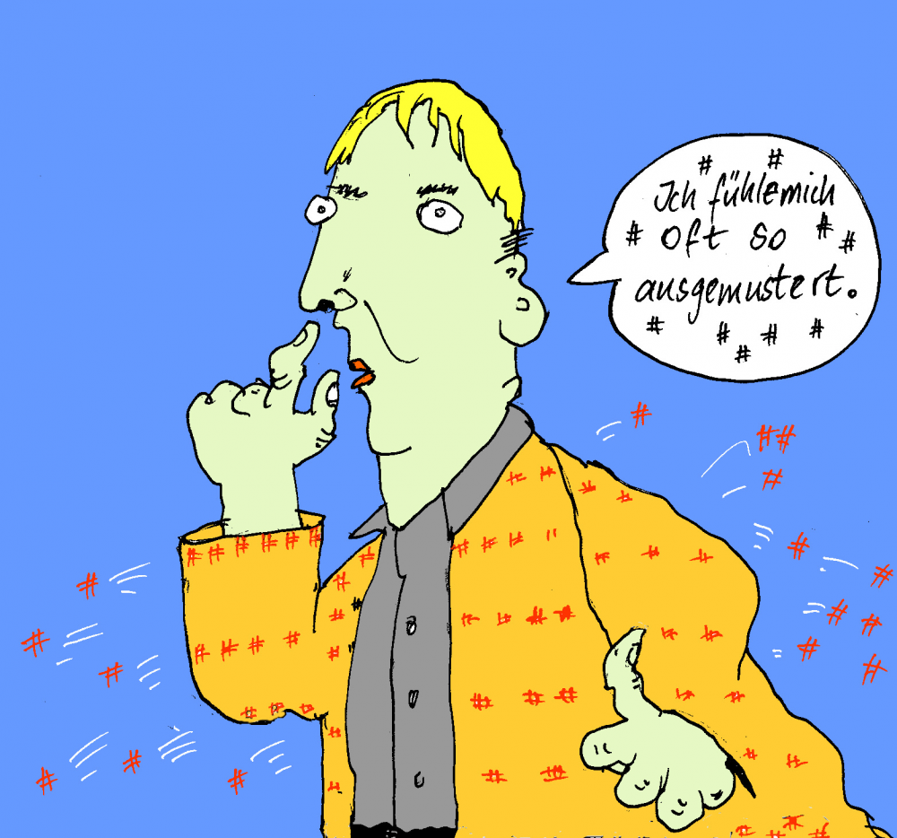 Cartoon: Ausgemustert 1