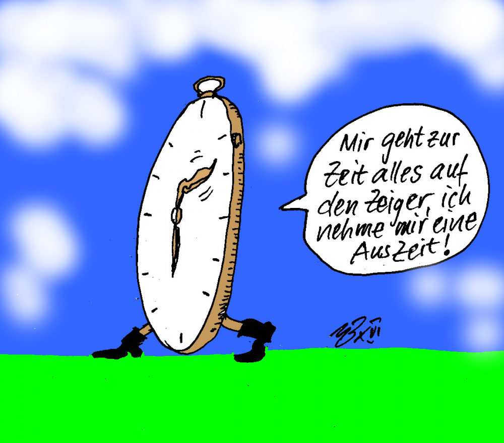 Cartoon: Auszeit 1