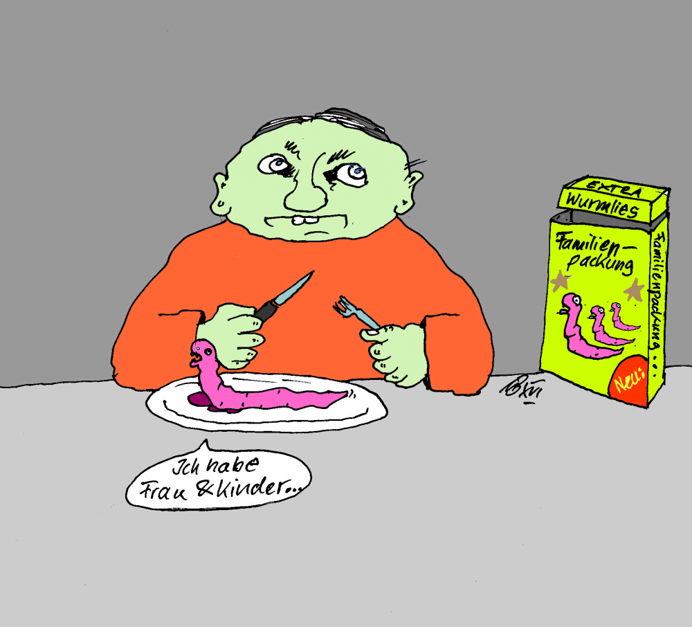 Cartoon: Wurmlies 1