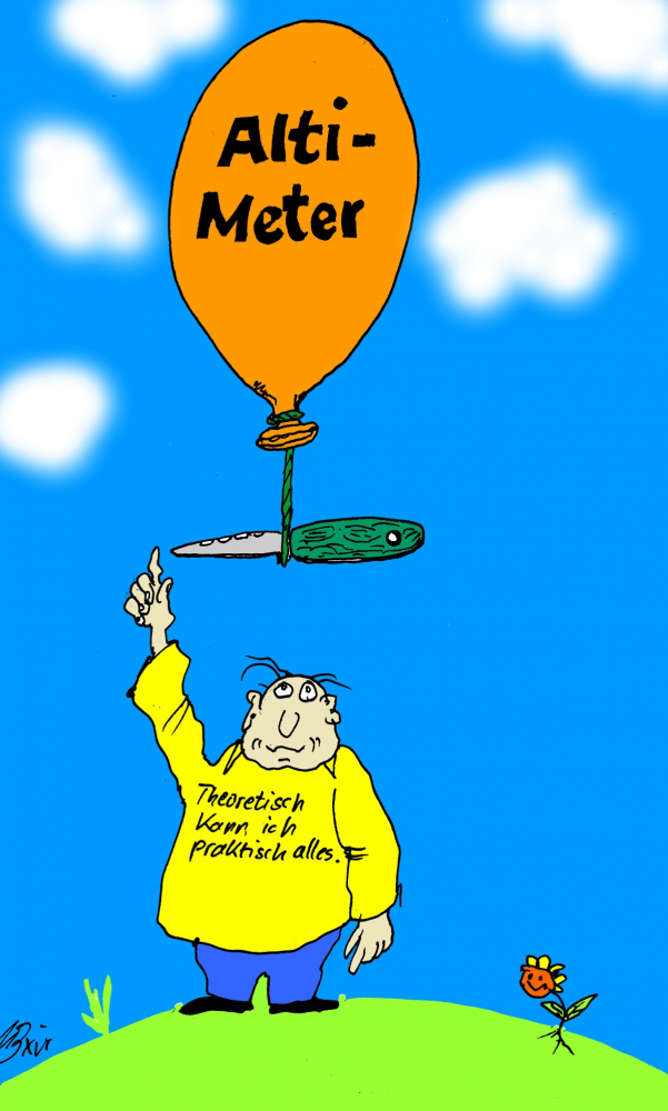 Cartoon: Höhenmesser 1